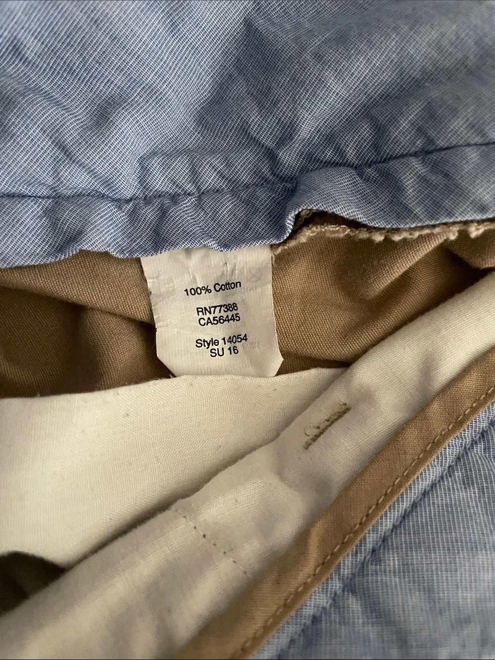 J. Crew Men’s Flat Front Chino Shorts Khaki size 31 Preppy Uniform